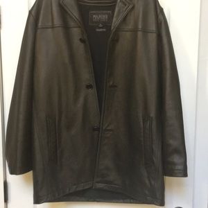 Men’s leather coat